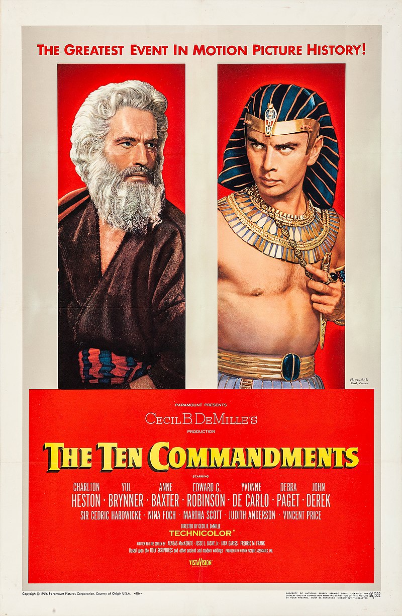 The Ten Commandments Movie Poster